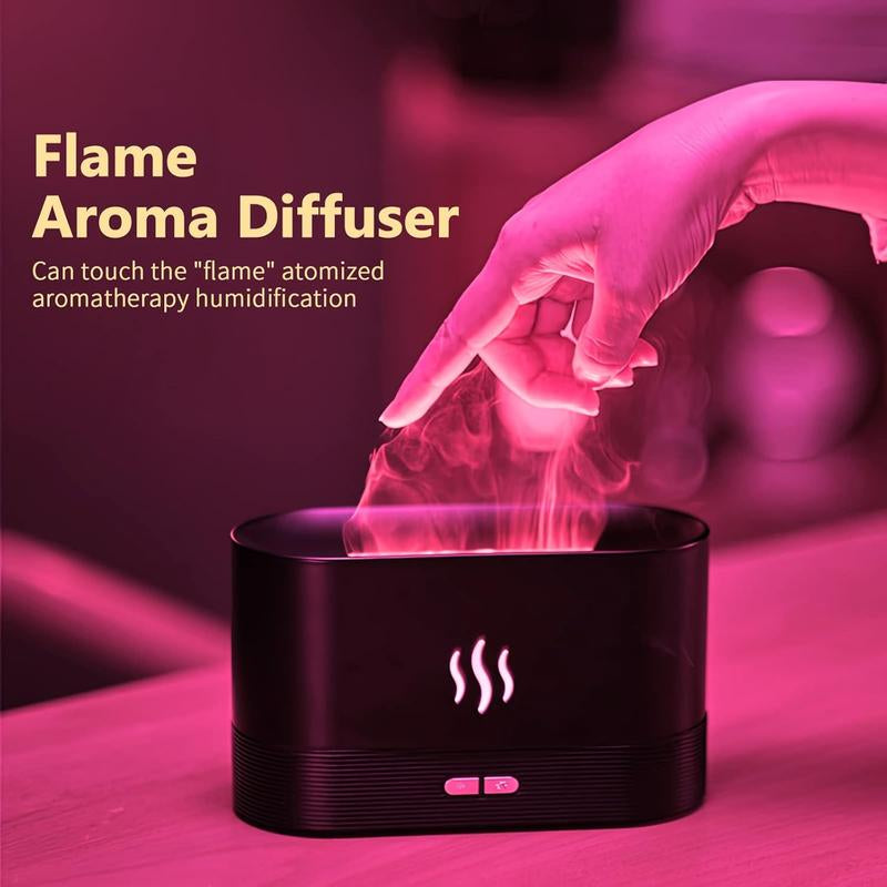 Dragon Flame Humidifier Air Freshener with 7 Color LED Lights for Bedroom, Office, Living Room- Non-Battery Operated Essential Oil Diffuser